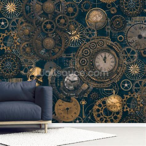 Steampunk Wallpaper | Wallsauce UK