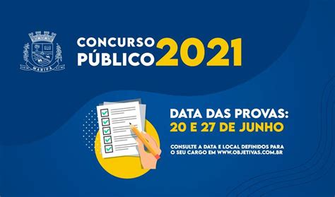 Provas Do Concurso P Blico Ser O Aplicadas Nos Dias E De Junho