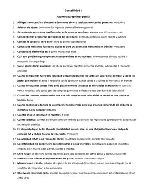 Contabilidad Ii Guia Para Examen Final Contabilidad Ii Gu A Para