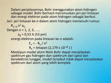 PPT Teori Kuantum Dan Model Atom Bohr PowerPoint Presentation Free