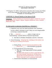 Mt Study Guide Docx Soc A Human Sexuality Midterm Review