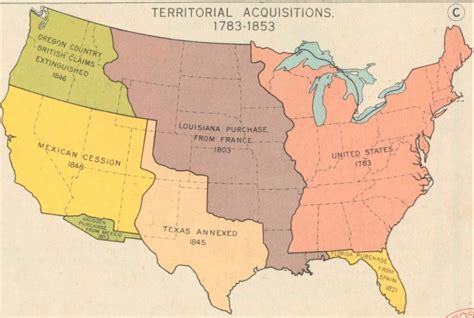 Manifest Destiny Map