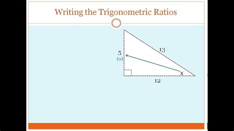 Trigonometric Ratios Ppt Youtube