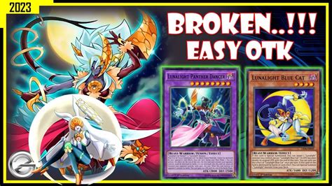 Yugioh Duel Links Lunalight Deck Broken Easy Otk Gameplay July