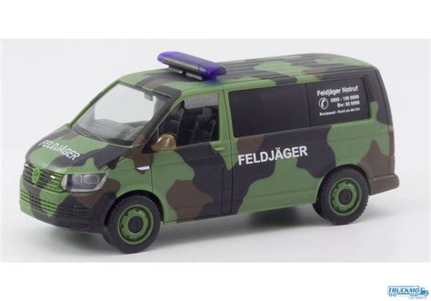 Herpa Bundeswehr Feldj Ger Vw T Bus Flecktarn Truckmo