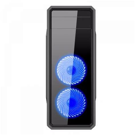 Gabinete Gamer Gamemax Eco G Plus Mid Tower Fans Blue Black