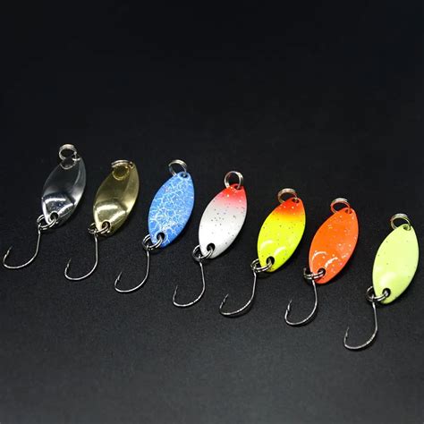 WLDSLURE 7Pcs Lot Fishing Lure Colorful Spoon Bait 2 5g Metal Spoon