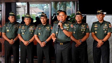 Daftar Lengkap Mutasi Terbaru Tni Sebanyak 183 Pati Dari Tiga Matra