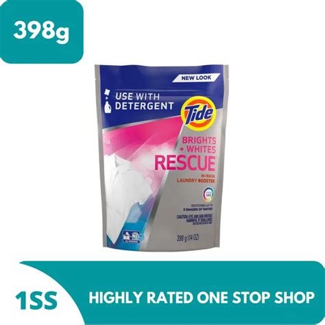 Tide Bright Whites Rescue In Wash Laundry Booster Pacs 398g Lazada Ph