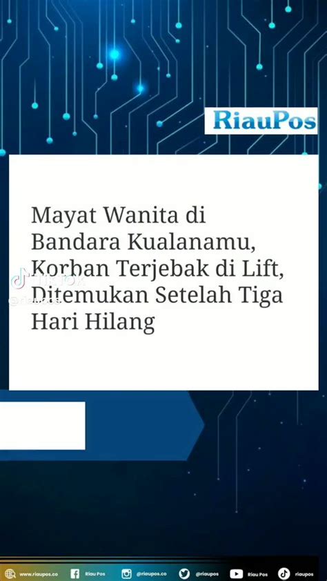 Stev3n Peg3l On Twitter Cium Aroma Tak Sedap Pengunjung Temukan Jasad