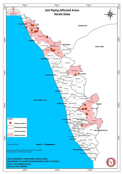 Maps Kerala State Disaster Management Authority