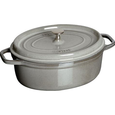 Staub Cast Iron Oval Cocotte & Reviews | Wayfair