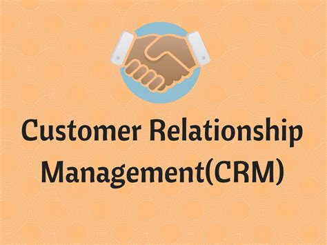 Customer Relationship Management Process Ppt