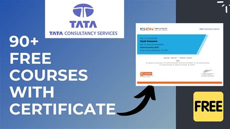 TCS Free Certification Courses TCS Free Online Courses With