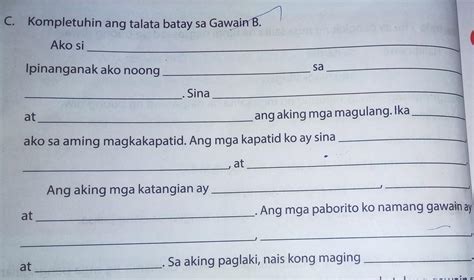 At Ipinanganak Ako Noong Sina Ang Aking Mga Magulang Ika Ako Sa Aming