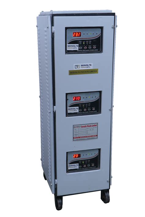 Three Phase Servo Stabilizer Air Cooled 25 Kva For Industrial At Rs