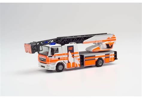 Herpa MAN TGS M Drehleiter Feuerwehr Wolfsburg 095129