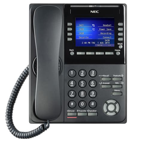 Nec Itk 8lcx 1 Bk Ip Color Self Labeling Telephone New