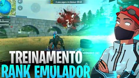 Free Fire Ao Vivo Le O De Ranqueada Treinamento Emulador Live