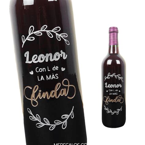 Vino Personalizado La Más Linda Ms Regalos