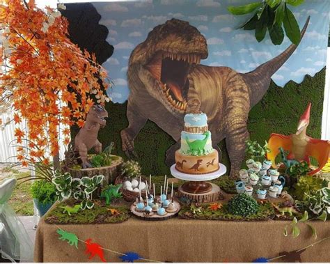 Fiesta Dinosaurio Decoraciones Para Cumpleaños Ideas Parque Jurásico Dinosaurio Cumpleaños