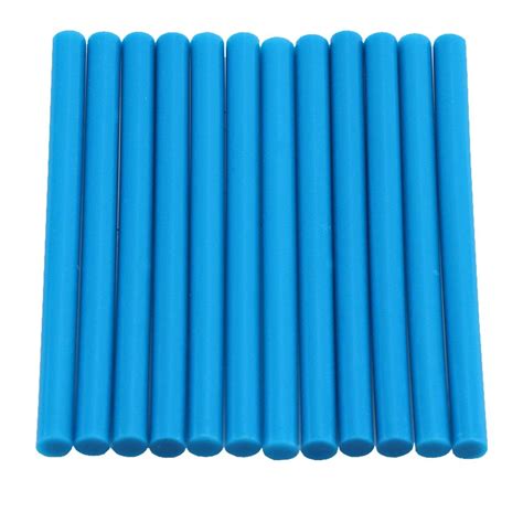 Turquoise Blue Hot Glue Sticks Mini Size 4 12 Pack Surebonder