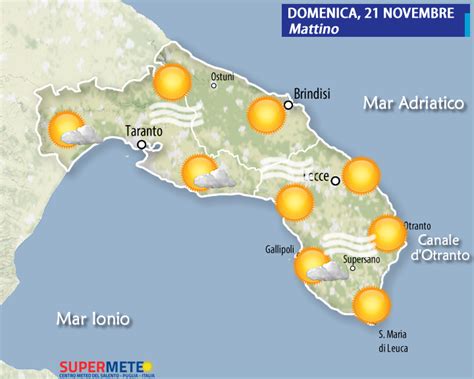 Il Tempo Oggi Domenica Novembre Mesagnesera It