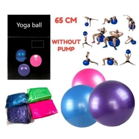 Yoga Ball Gym Ball 65cm Non Slip Exercise Ball Anti Burst Swiss