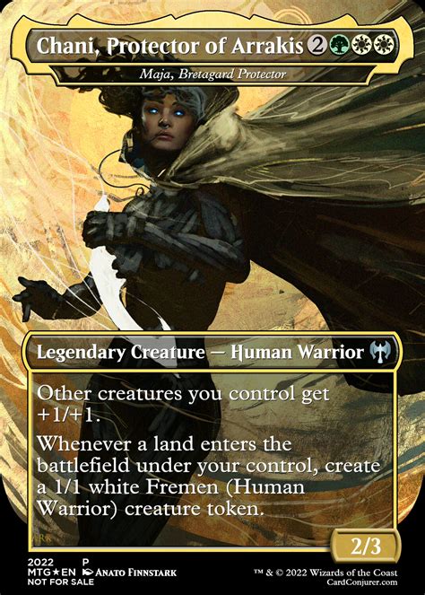 Hazezon Dune Altered Art Deck Commander Edh Mtg Deck