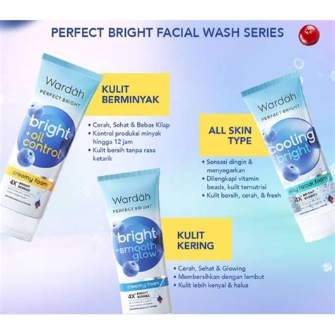 Jual Wardah Perfect Bright Creamy Foam 100ml Shopee Indonesia