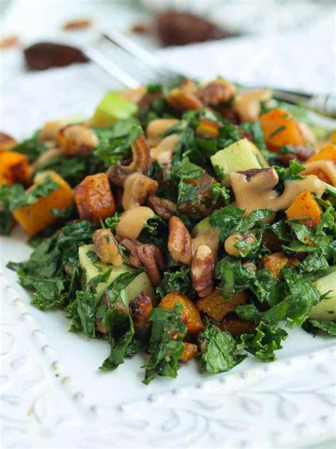 Autumn Kale Salad Happy Healthy Mama