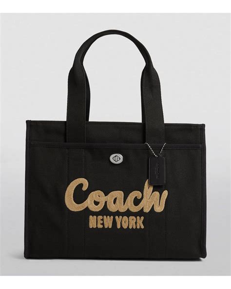 Coach Large Cargo Tote Bag In Black Lyst Uk