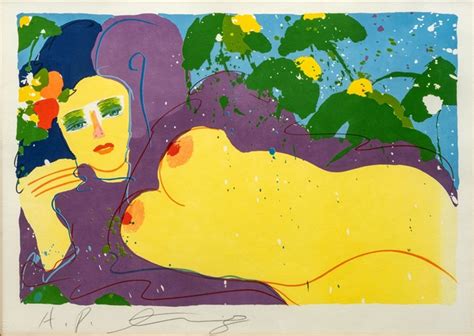 Night Nude With Chrysanthemum By Walasse Ting On Artnet