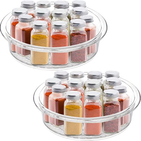 Amazon Yopay Pack Plastic Lazy Susan Turntable Food Storage