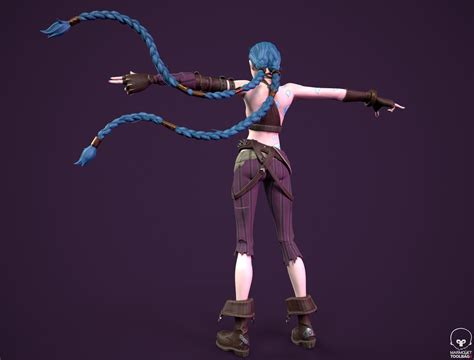 D Model Jinx Vr Ar Low Poly Cgtrader