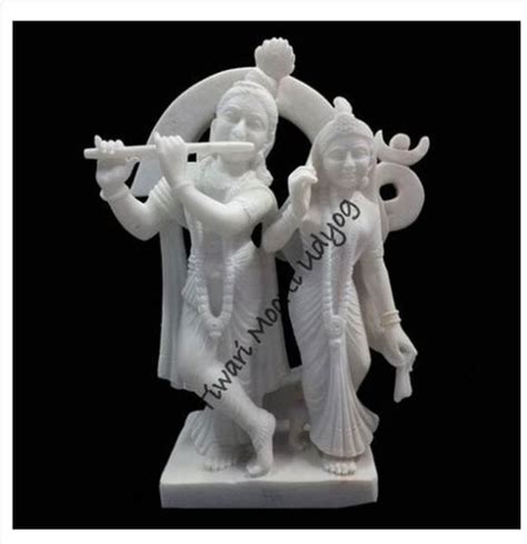 Eco Friendly White Marble Radha Krishna Statue At Best Price In Jaipur