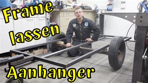 Frame Lassen Voor De Motor Aanhangwagen Youtube