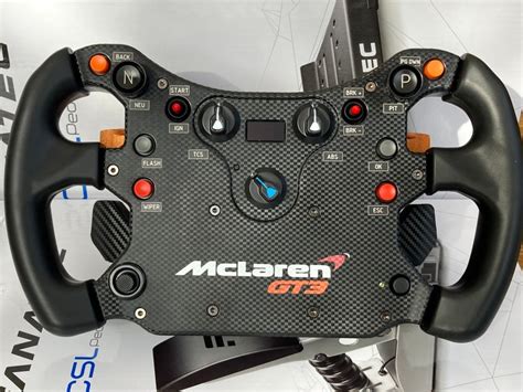 Real Carbon Fanatec Mclaren Gt Csl Elite Steering Wheel Etsy