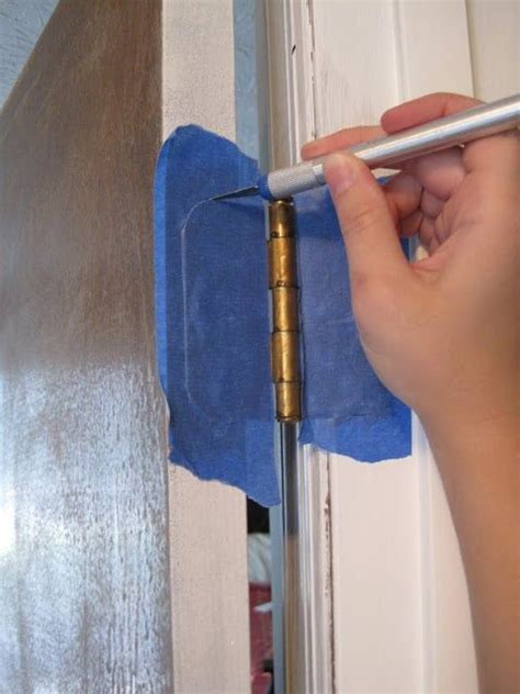 How To Paint A Door Without Taking It Off The Hinges Artofit