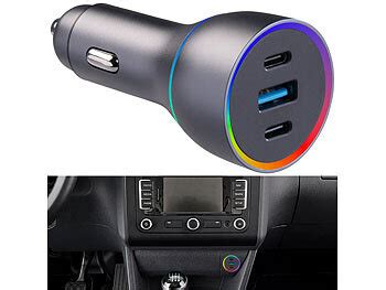 Revolt Usb C Netzteil W Kfz Usb Ladeger T F R V Mit