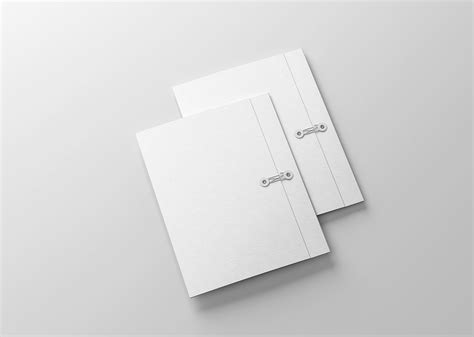 Paper Folder With String Free Mockup Free Mockup World