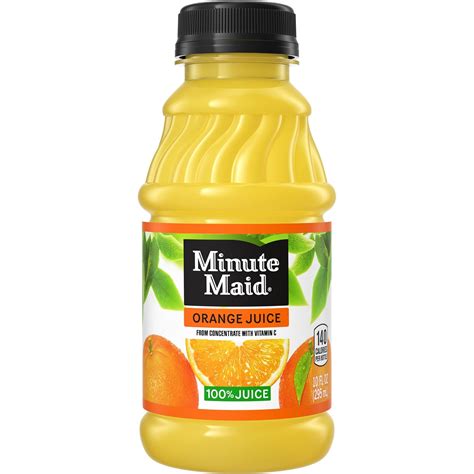 Minute Maid Orange Juice Drinks 10 Fl Oz 24 Pack