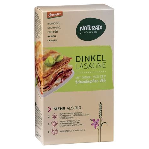 Naturata Lasagne Dinkel Hell Bio G X Er Pack Vpe Ekom