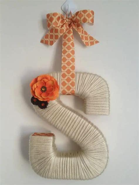 Make Beautiful Ombre Yarn Monogram Letters Craft Projects For Every Fan