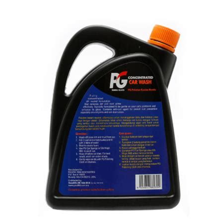 Pg Concentrated Car Wash Ml Auto Paint Care