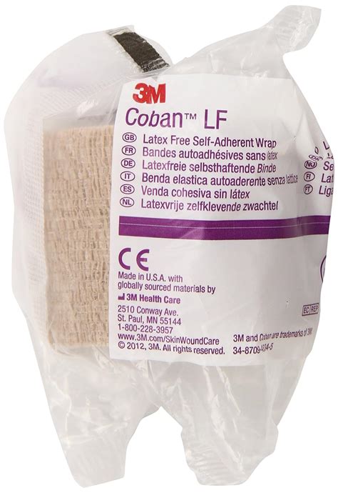 Amazon 3M Coban LF Latex Free Self Adherent Wrap 2082 Pack Of 36