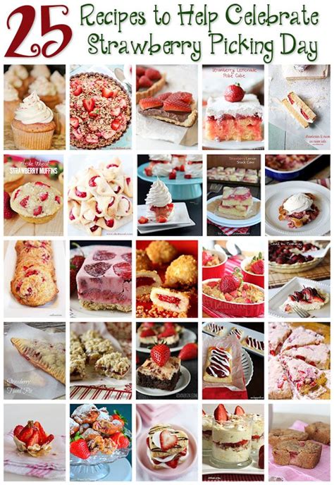 25 Recipes for Strawberry Picking Day | Holiday Favorites