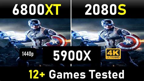 Amd Radeon 6900xt Vs Nvidia Rtx 2080s Gameplay At 1440p And 4k With Ryzen