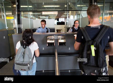 Passport Control At Schiphol Airport Stock Photo 81863754 Alamy