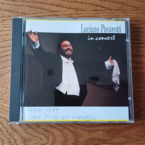 CD Luciano Pavarotti In Concert EvenSnuffelen